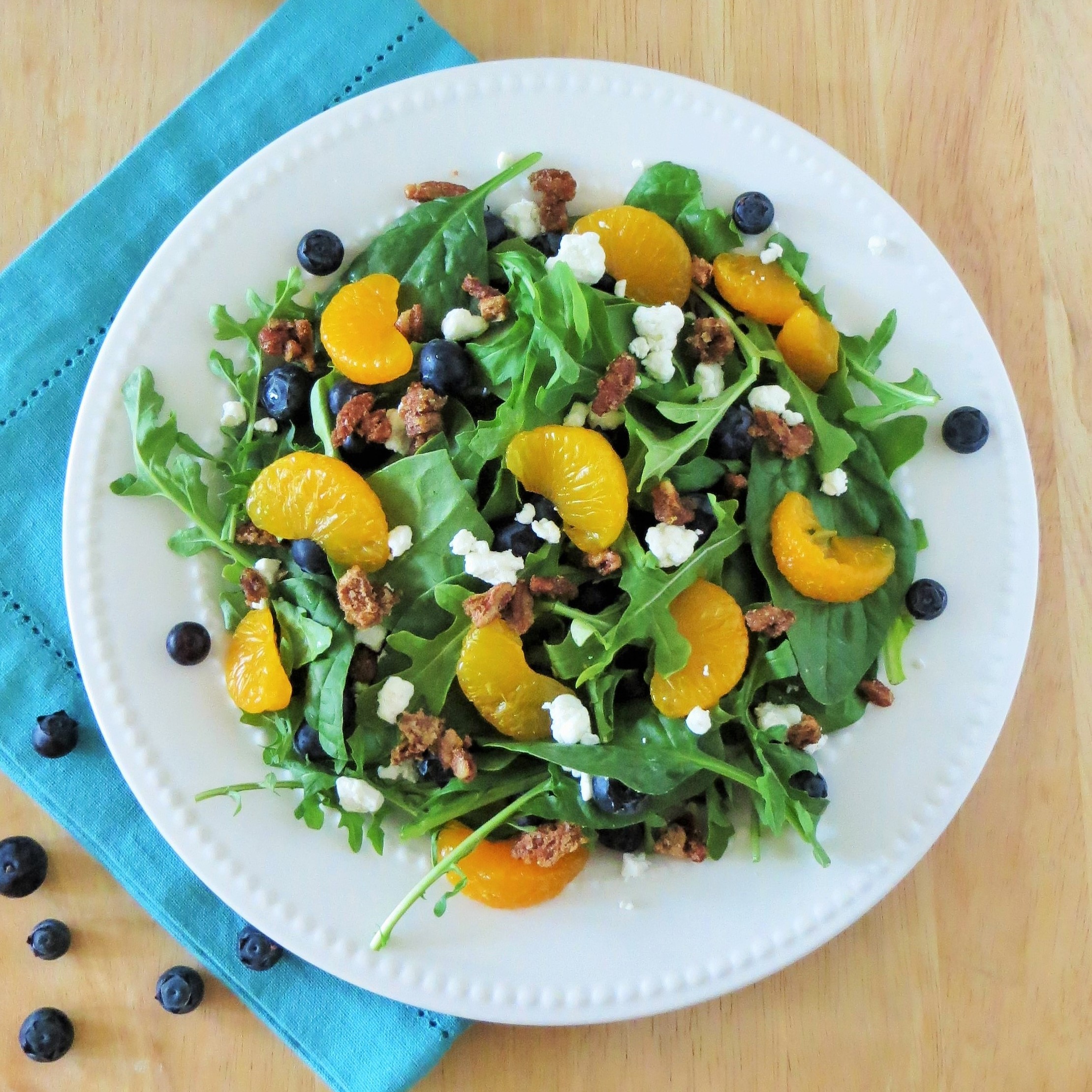 Blueberry Orange Salad with Pecans