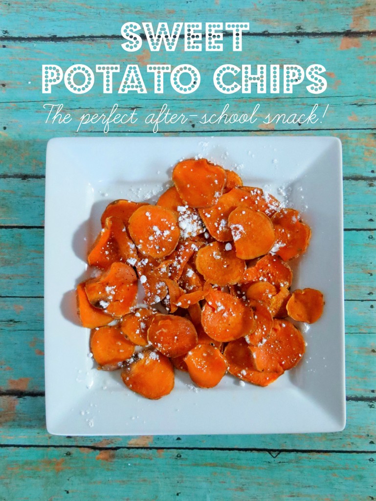Sweet Potato Chips - After School Snack