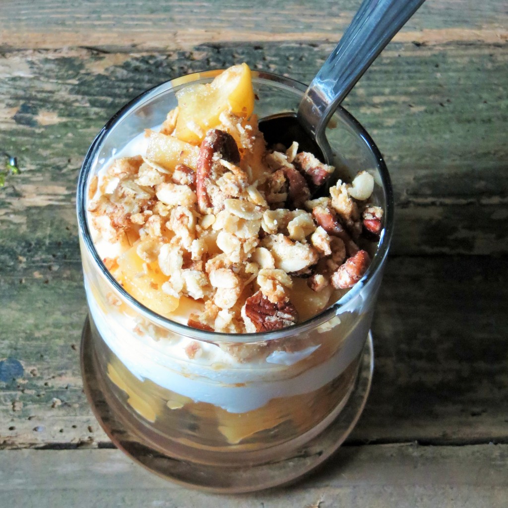 Cinnamon Apple Yogurt Parfait Recipe : At the Immigrant's Table