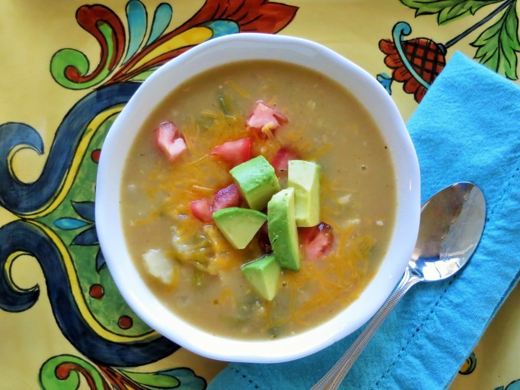 Green Chile Chicken Soup - My Texas Kitchen