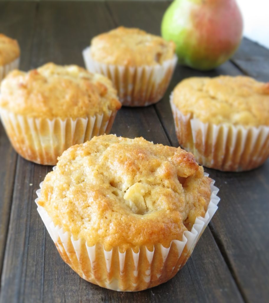 Pear and Sour Cream Muffins