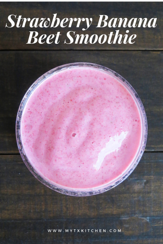 Strawberry Banana Beet Smoothie