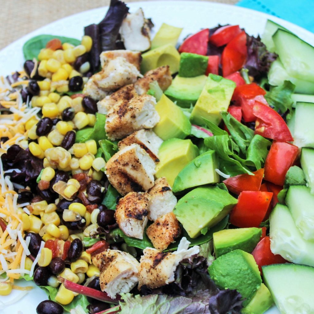 Grilled Chicken Fajita Salad