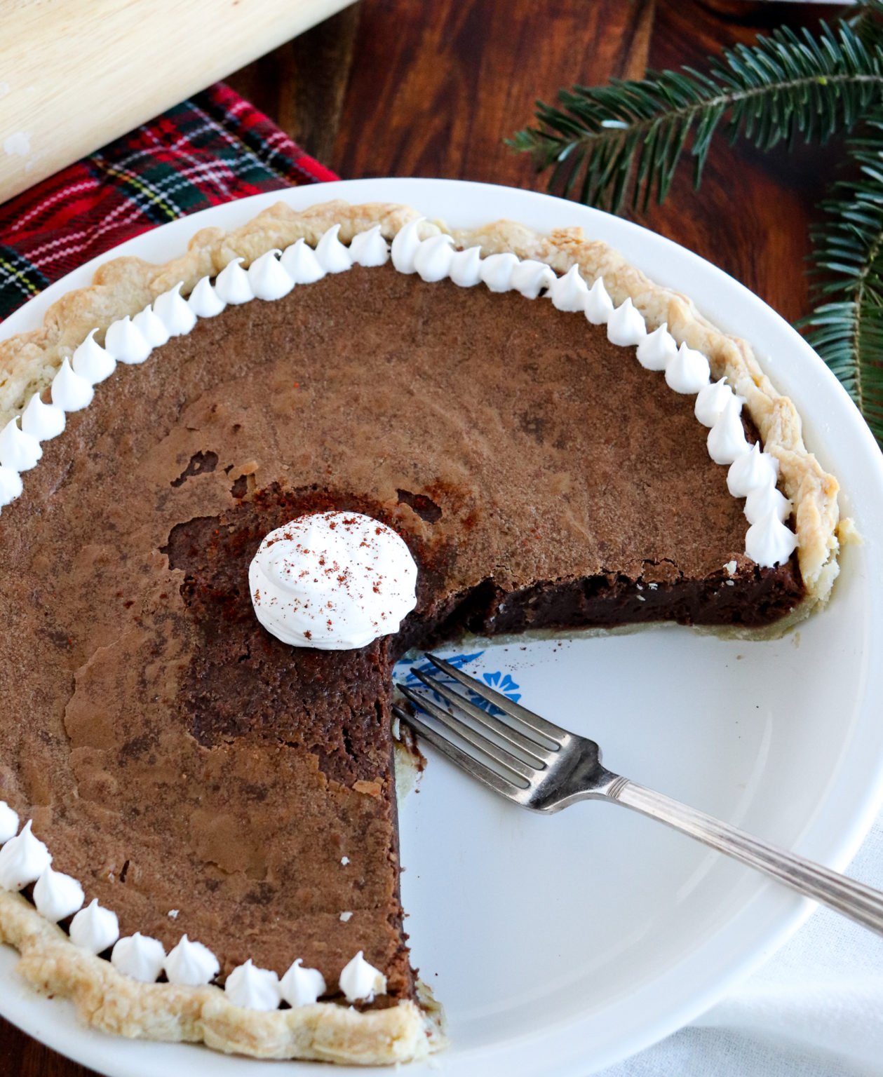Ancho Chile Fudge Pie My Texas Kitchen