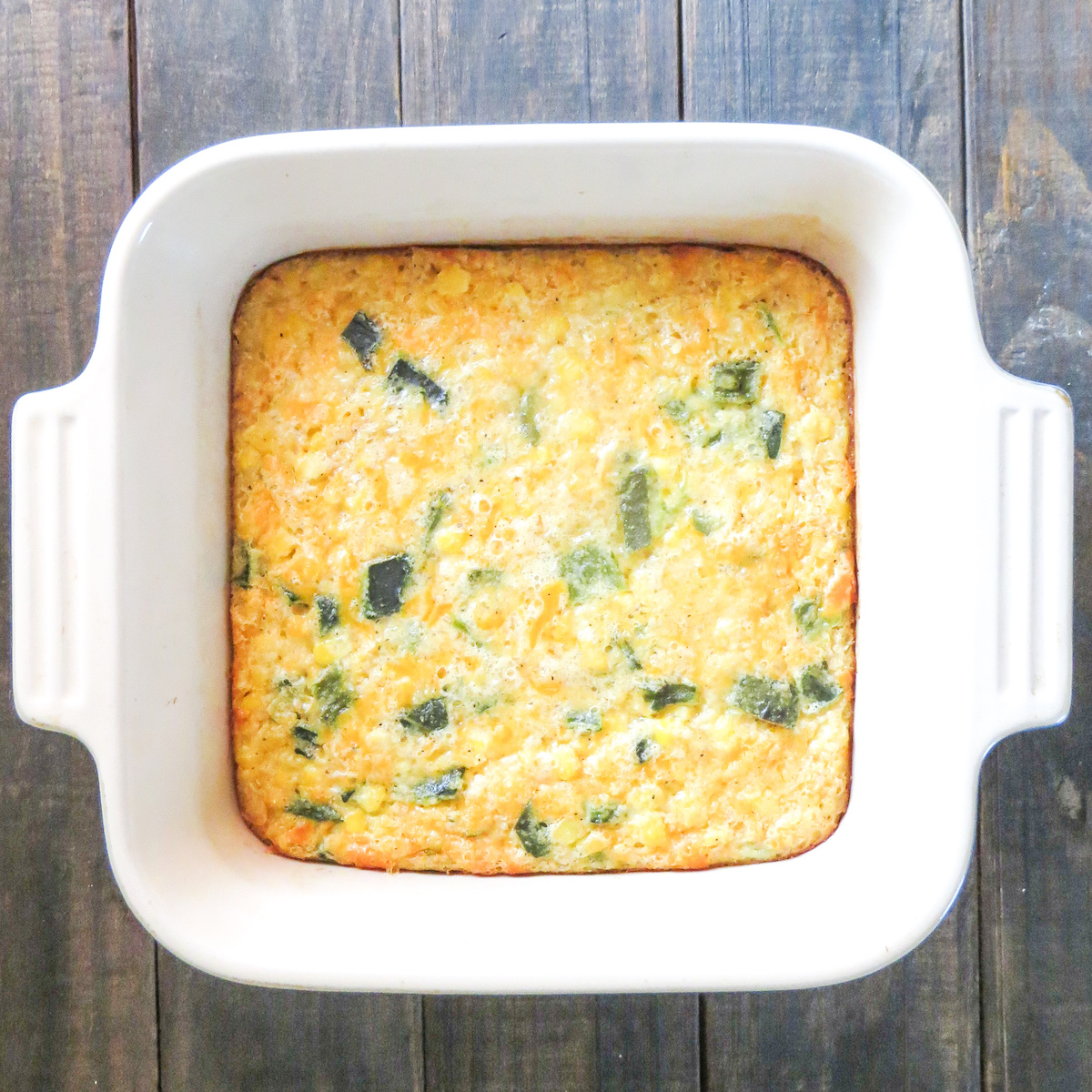 Poblano Corn Casserole