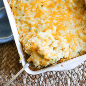 Cheesy Jalapeno Hashbrown Casserole