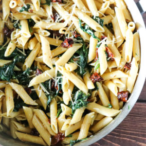 Protein Pasta Spinach Sun-Dried Tomatoes