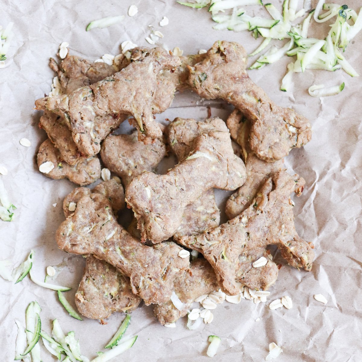 Peanut Butter and Zucchini Dog Treats My Texas Kitchen