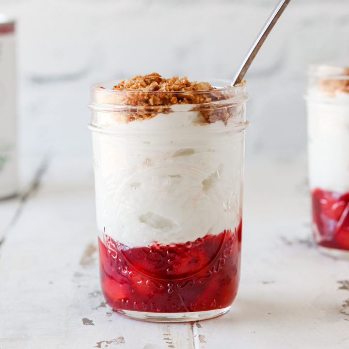 Cherry Pie Greek Yogurt Parfait - My Texas Kitchen