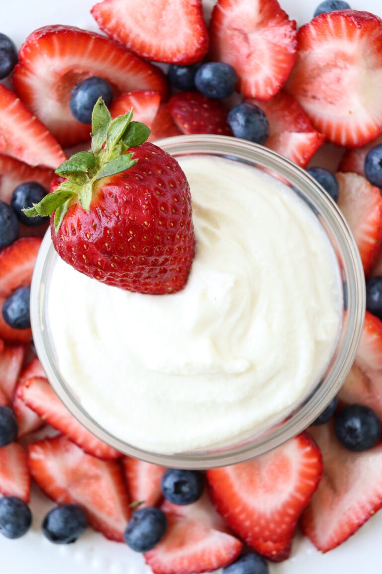 Ricotta Cheesecake Fruit Dip My Texas Kitchen