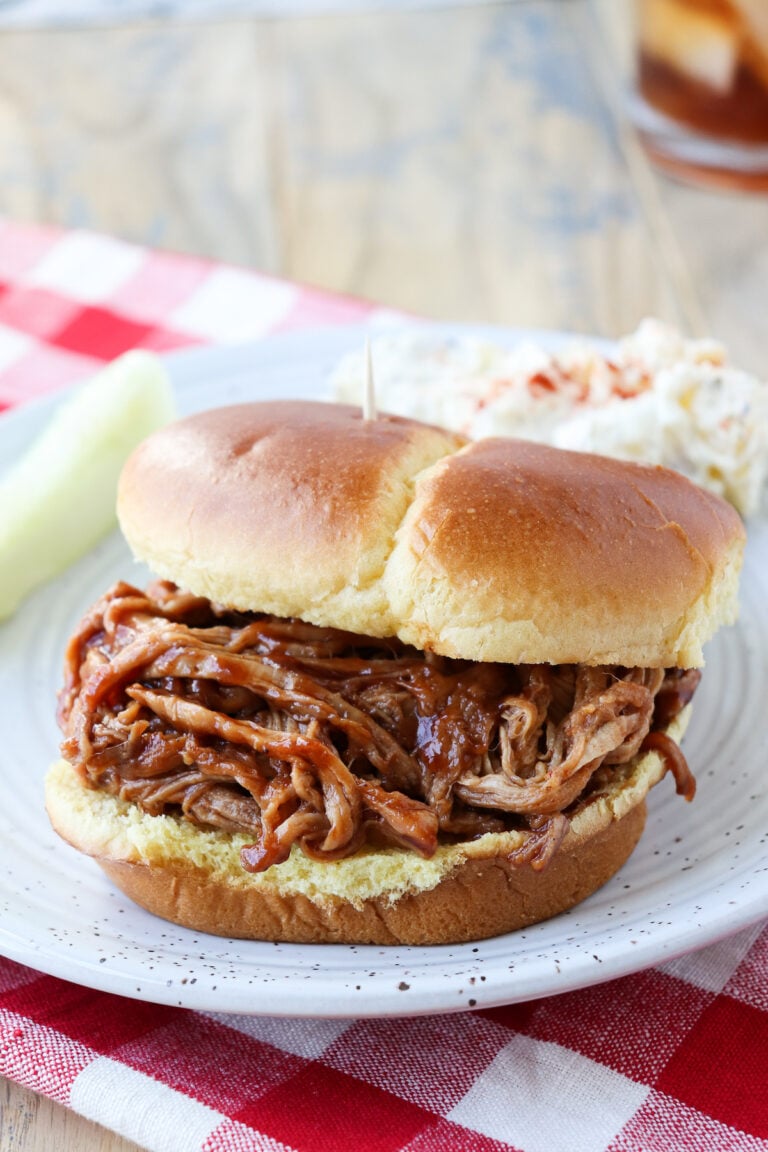 Slow Cooker BBQ Pulled Pork Tenderloin My Texas Kitchen