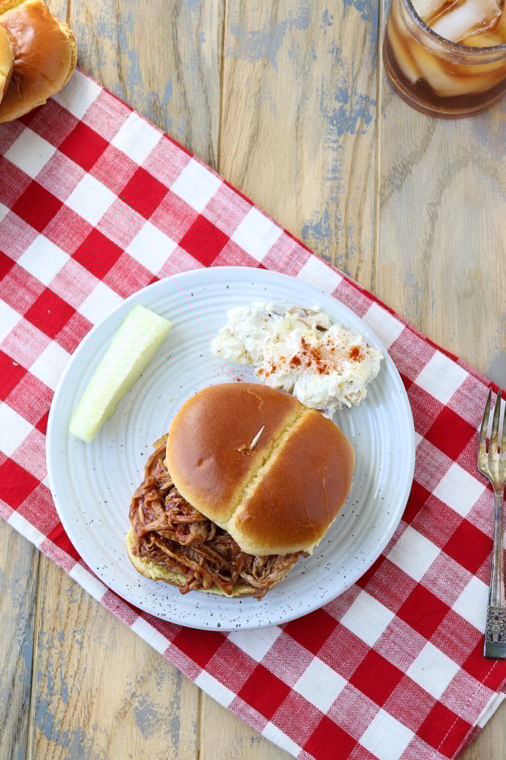 Slow Cooker BBQ Pulled Pork Tenderloin My Texas Kitchen