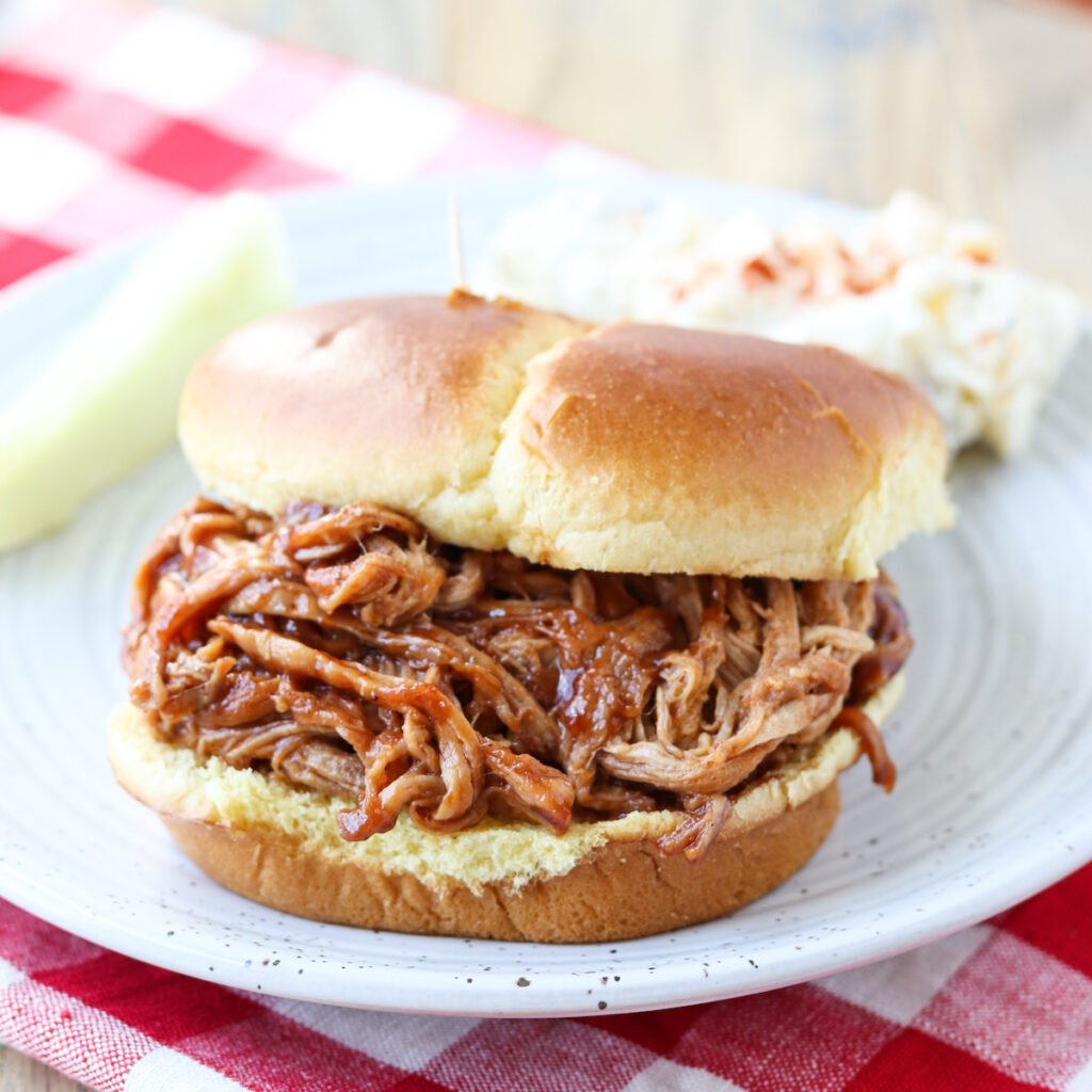 Slow Cooker BBQ Pulled Pork Tenderloin My Texas Kitchen