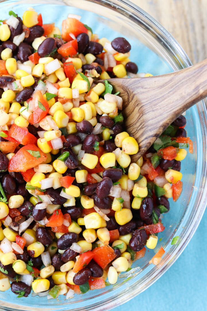 Southwest Black Bean and Corn Salsa - My Texas Kitchen