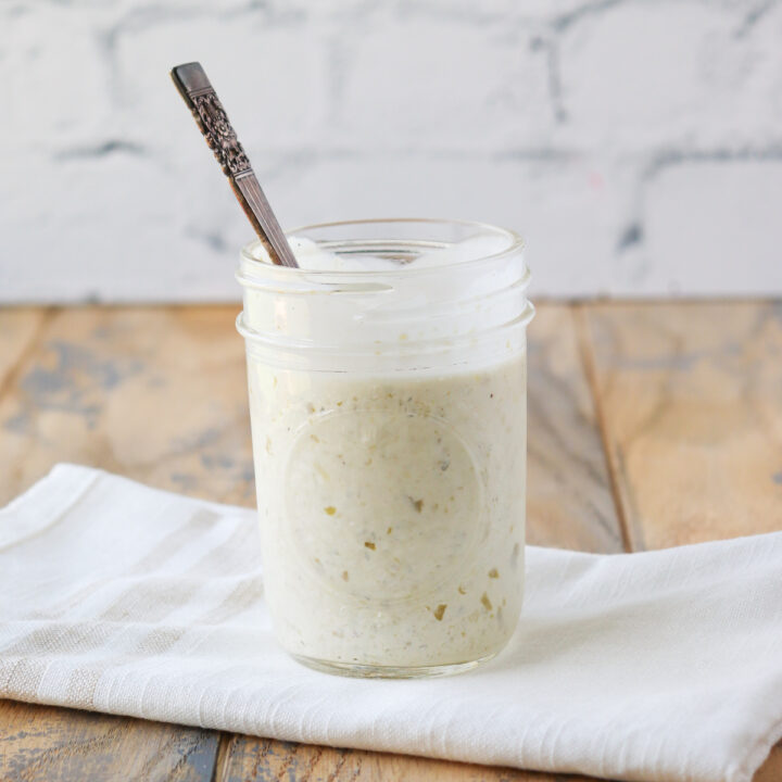 Hatch Green Chile Ranch Dressing - My Texas Kitchen
