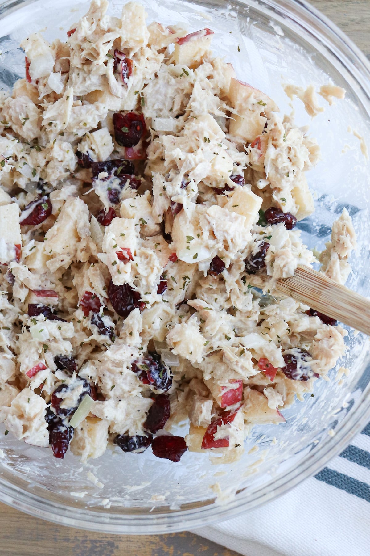 Healthy Tuna Salad with Apple, Veggies, and Cranberries - Our Sweetly  Spiced Life