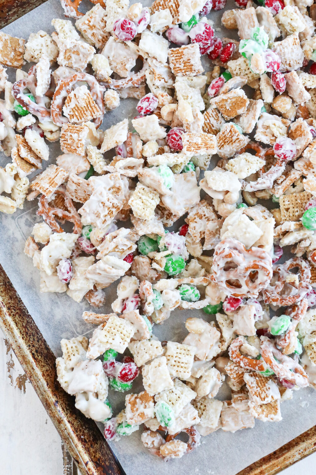 Christmas White Trash Snack Mix (Easy Recipe) - My Texas Kitchen