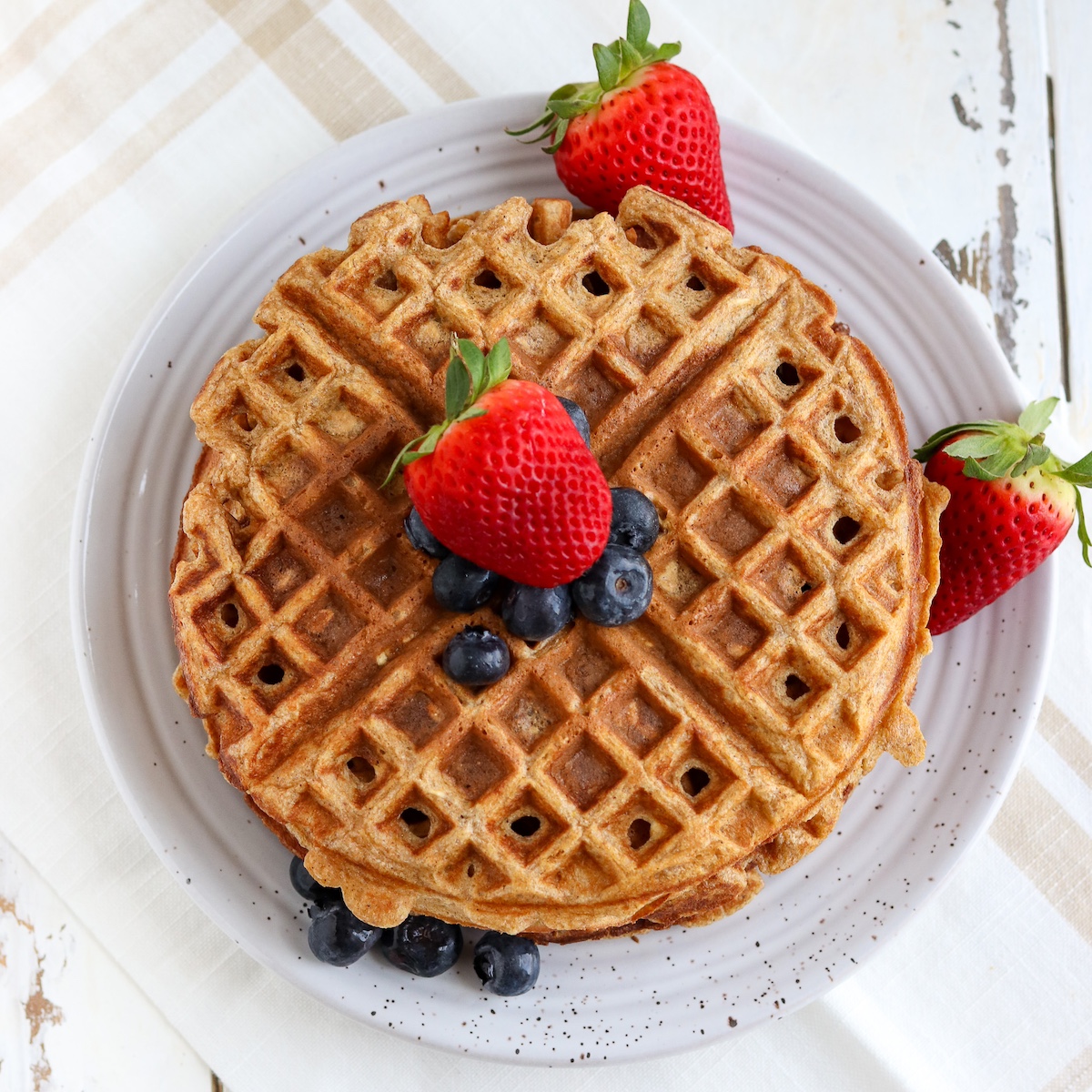 Whole Wheat Flax Waffles - My Texas Kitchen