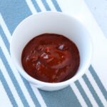 dish of homemade ancho Chile puree