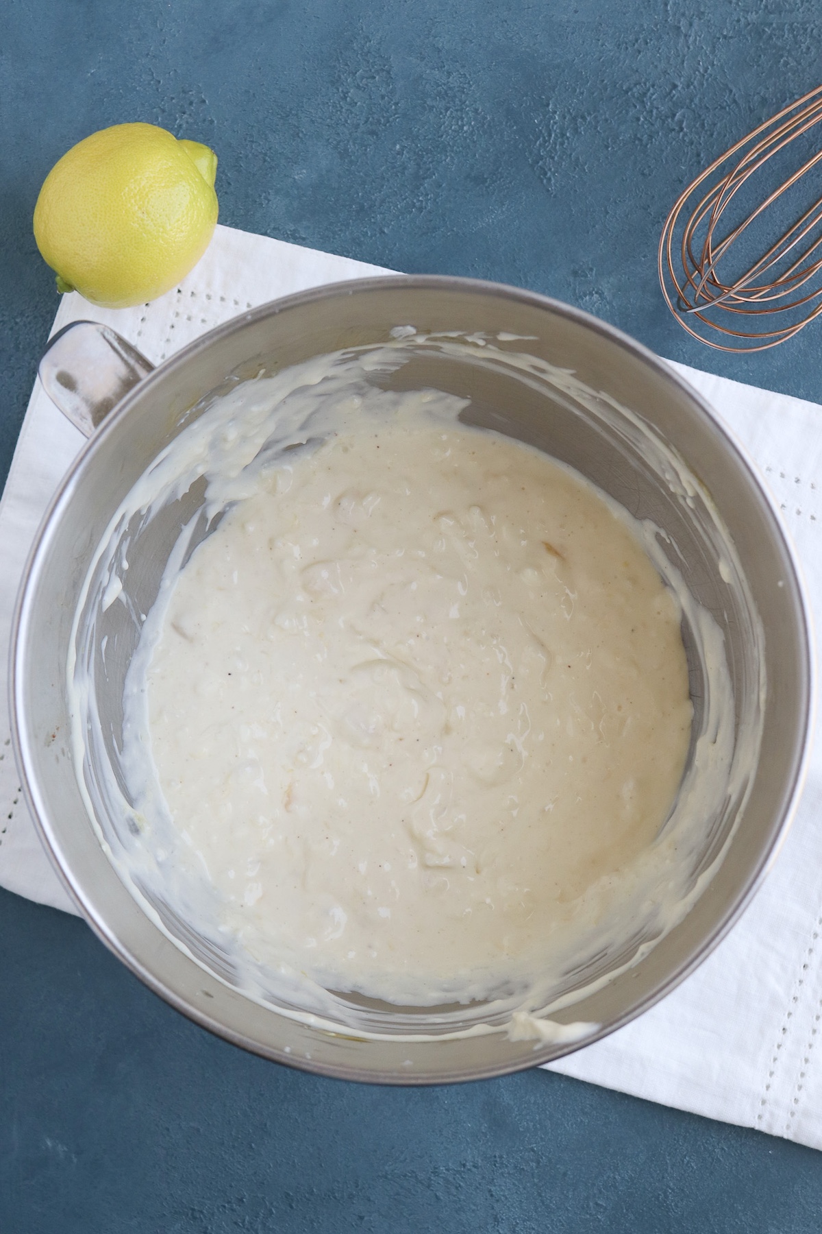 mixed cream cheese and pineapple pie filling
