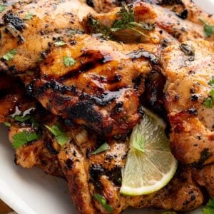 grilled cilantro lime chicken thighs