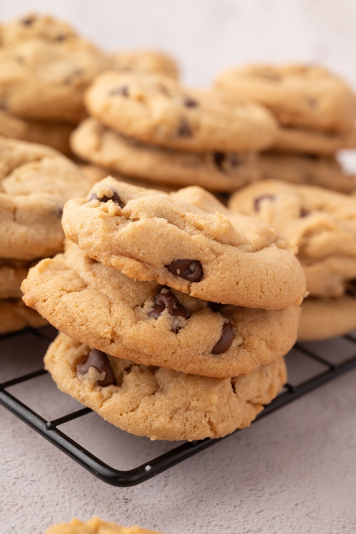 cookies cooling on wire rack